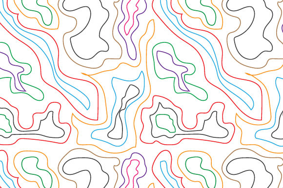 Colorful Line Abstract Pattern: A Practical Vector Asset for Creative Professionals