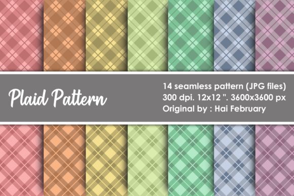 Plaid Paper Seamless Pattern for Creative Projects