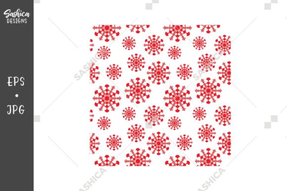 Red Snowflakes Seamless Pattern: A Fresh Take on Holiday Design for Modern Creatives
