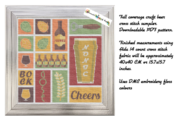The Ultimate Guide to the Craft Beer Cross Stitch Sampler Pattern