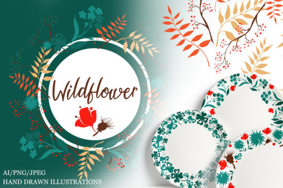 Wildflower Illustrations: Where Nature's Dormancy Meets Creative Renewal